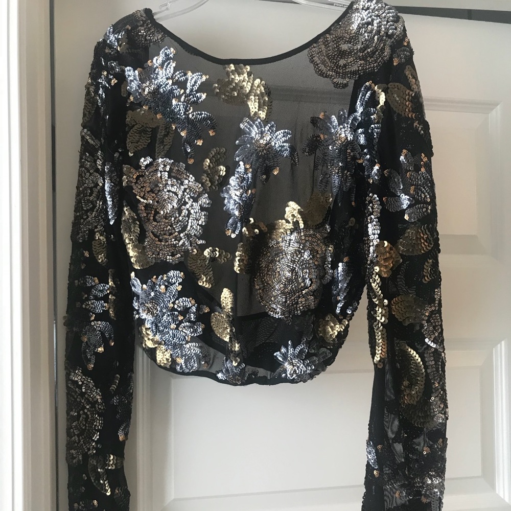 Sexy, vintage, sheer top..